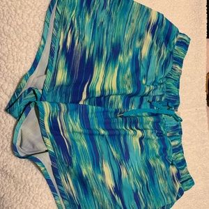 Livi atlethics blue and yellow shorts